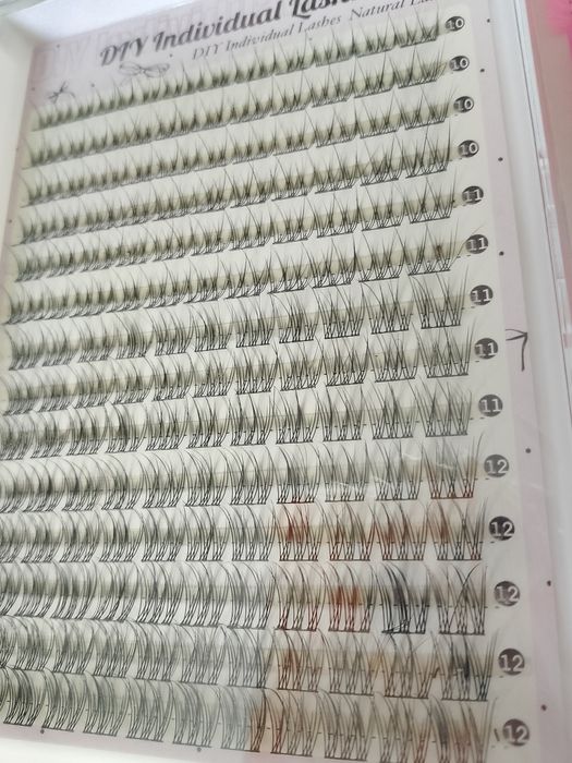 Rzęsy bondingowe kępki rzęs sztuczne rzęsy doklejane