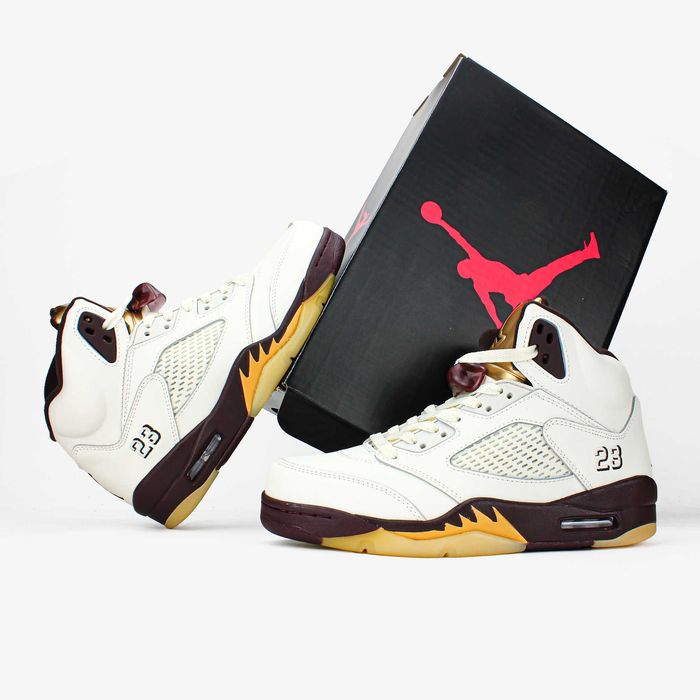Мужские кроссовки Nike Air Jordan Retro 5 "Golden Ticket" 41-45