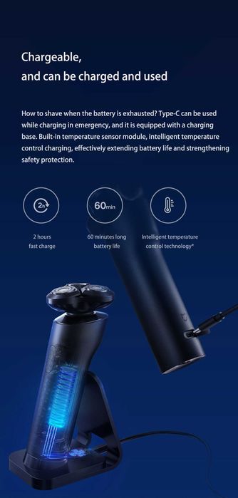 Barbeador elétrico s700 principais características