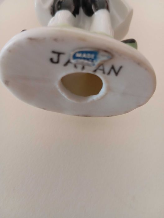 Figura antiga em porcelana de um Violinista made in Japan