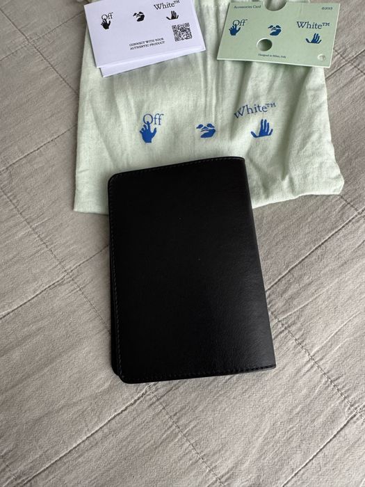 Шкіряна обкладинка на паспорт Off-White