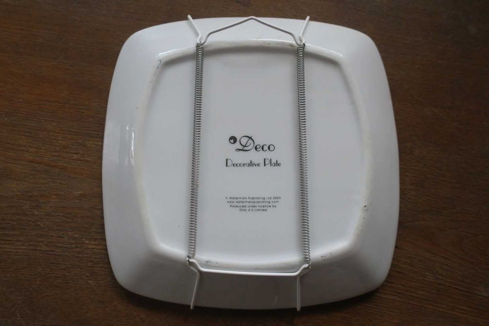 Stary porcelanowy talerz styl Art Deco