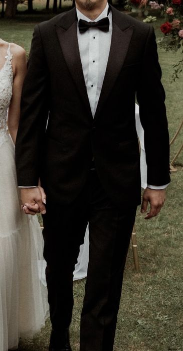 Garnitur smokingowy Lancerto Harwich + koszula i dodatki