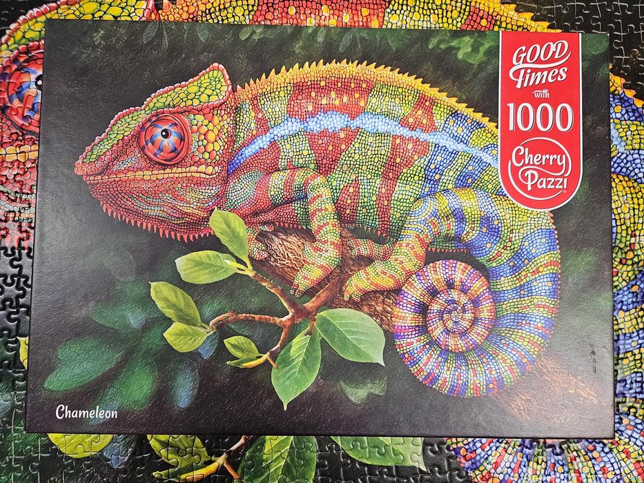 Puzzle Cherry Pazzi 1000 Kameleon (Chameleon) KOMPLETNE!