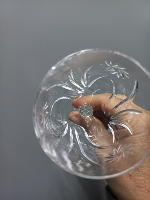Serviço de copos de cristal