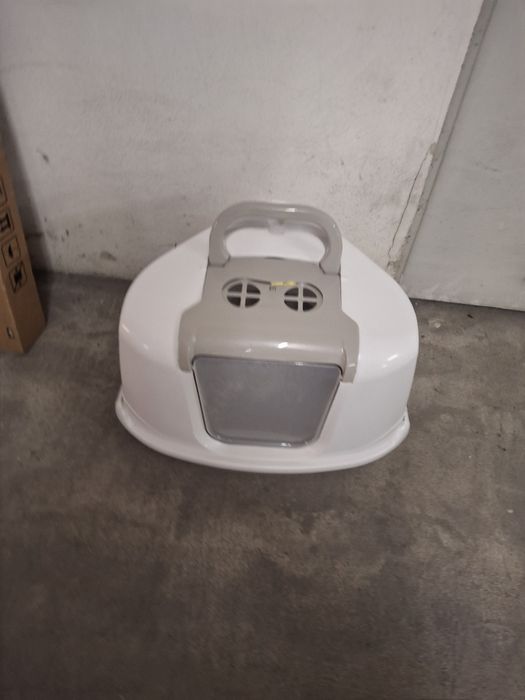 Casa de banho para gatos