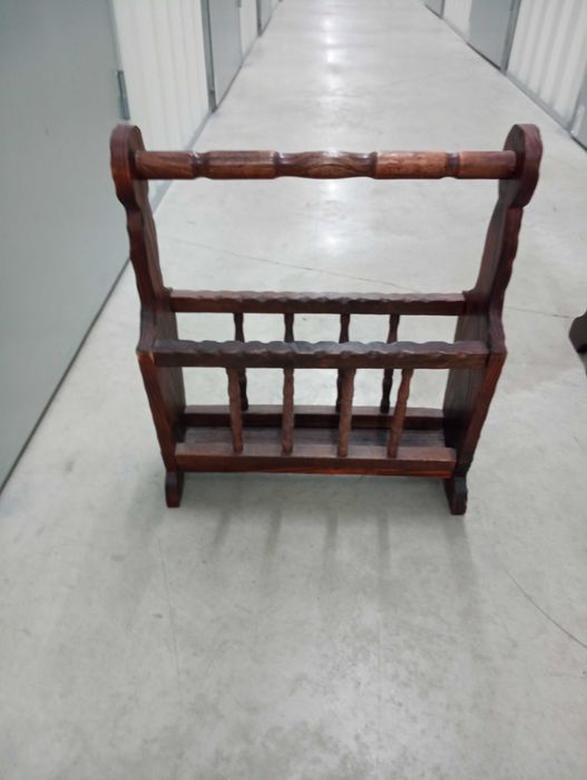 2 Wooden Magazine Holders