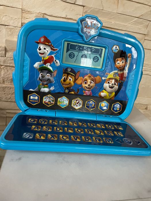 Zabawka edukacyjna Laptop Psi Patrol język niemiecki