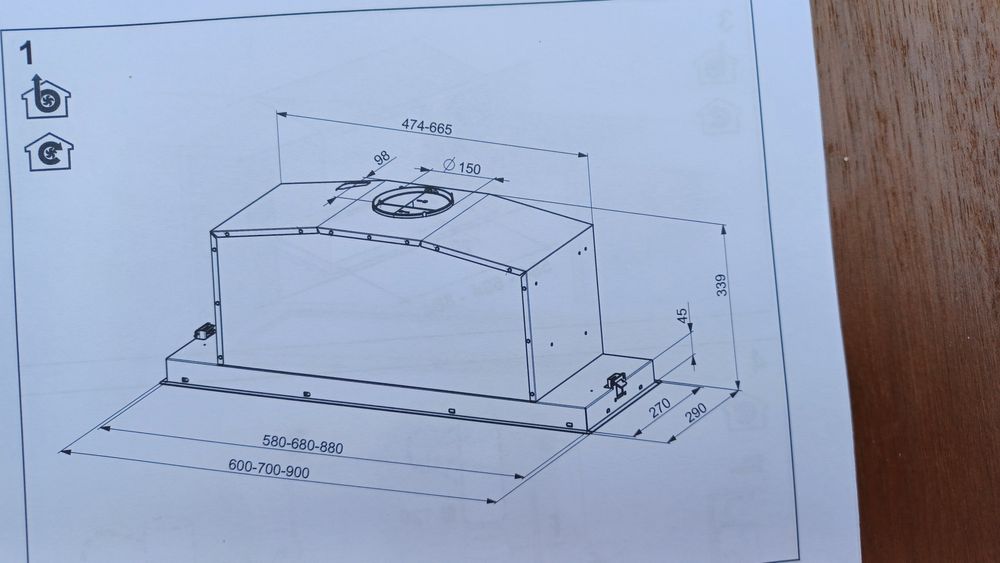 Okap Franke FBI FLUSH 702 XS