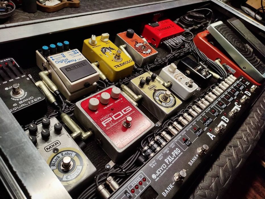 Pedalboard MXR, Dunlop, Boss, Pog, Joyo, Polytune
