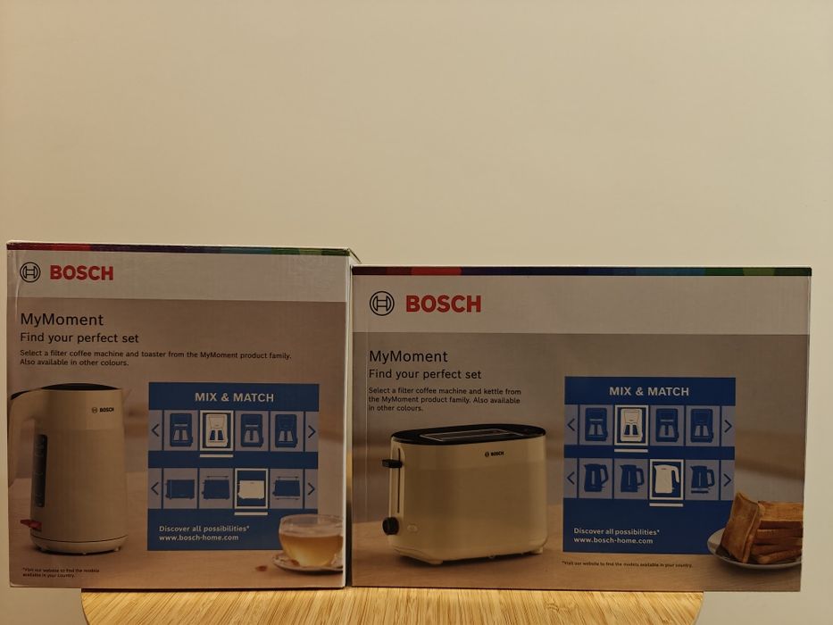Zestaw - Czajnik elektryczny i toster marki Bosch