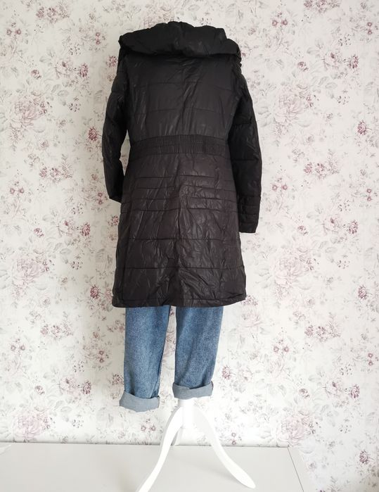 Kurtka zimowa, puchowa, pikowana, L, 40, dłuższa, błyszcząca  Zara