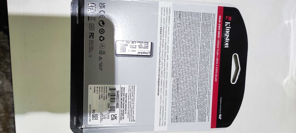 SSD Kingston 480Gb 2.5"