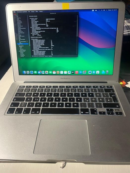 Macbook Air 2018, 100 cykli ładowania