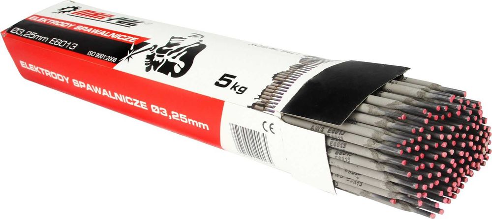 Elektrody spawalnicze AWS E6013  3,25 mm x 350 mm 2,5 kg RÓŻOWE