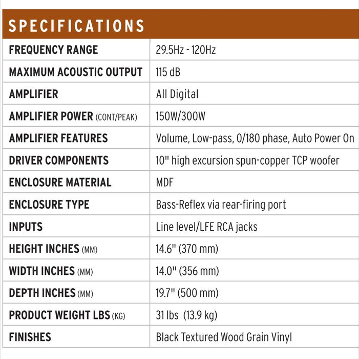 Klipsch R-101SW 300W c/garantia