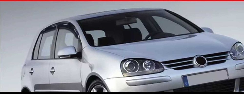Conj. defletores vento/chuva 4 peças frt/tras VW Golf 5 04-09