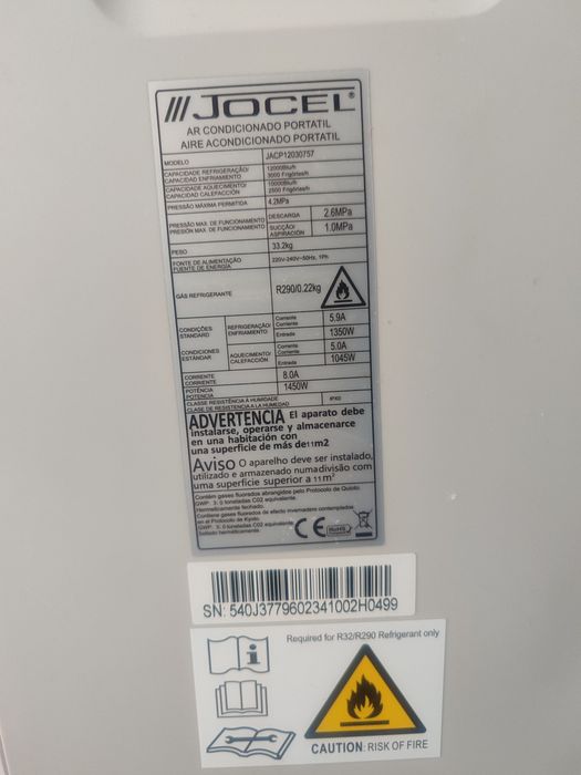Ar condicionado portátil jocel