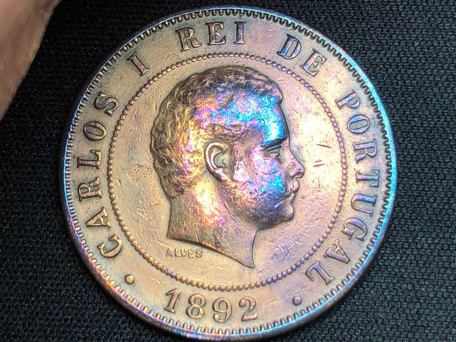 20 Reis 1892 Bronze D. Carlos I