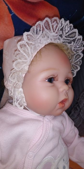 Okazja ! Duża Słodka lalka typ reborn 52 cm.