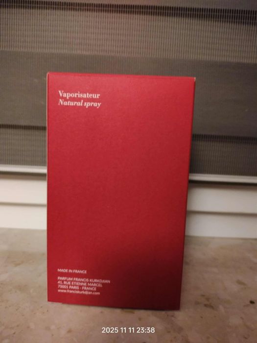 Baccarat rouge 540