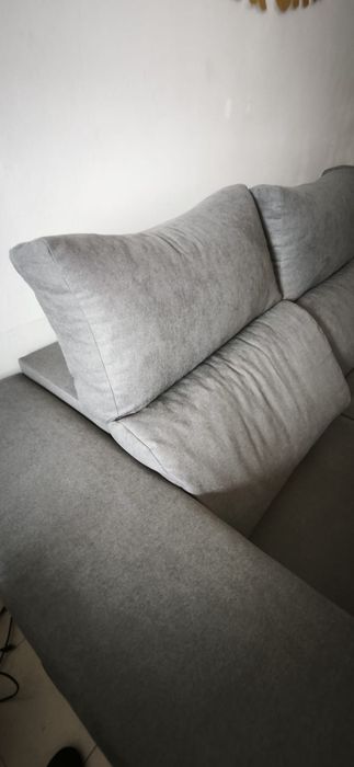 Sofá Chaise Longue cinza