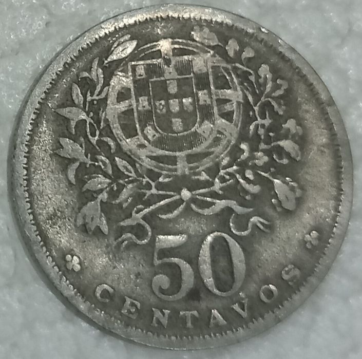 Moeda Portuguesa 50 Centavos – 1947 (República Portuguesa)