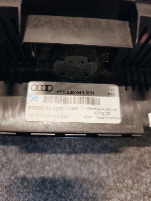 Climatronic sofagem / comando chaufagem AUDI A3