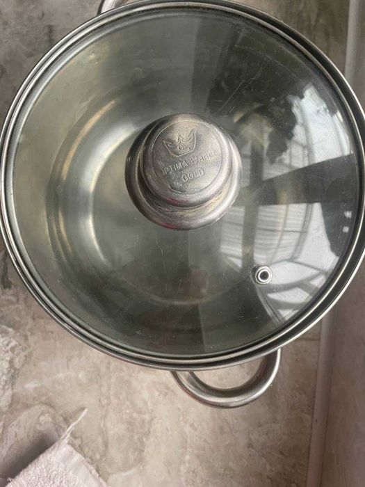 Кастрюля нержавійка 2,5 л б/у