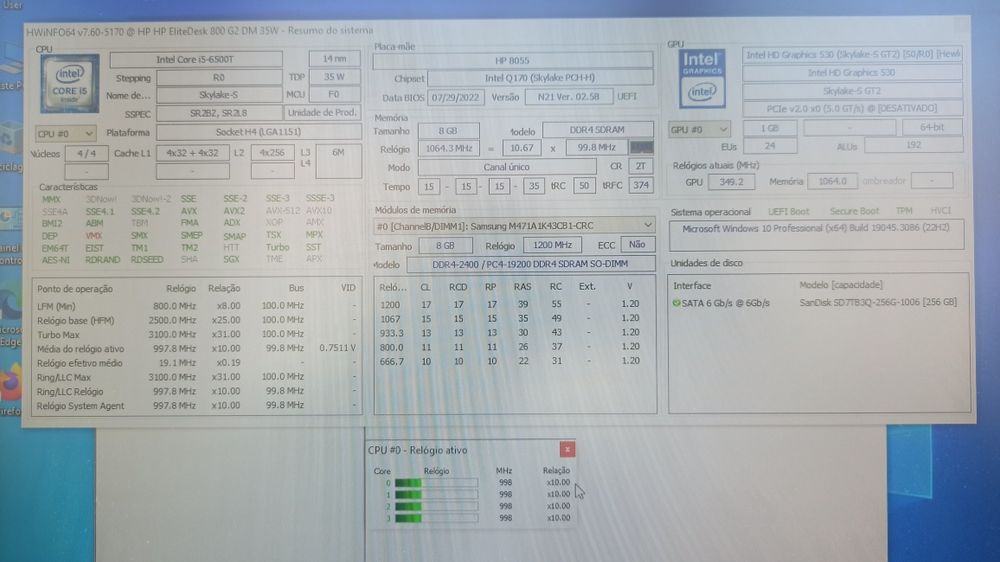 Computador PC All in One HP/Delll como um AIO
