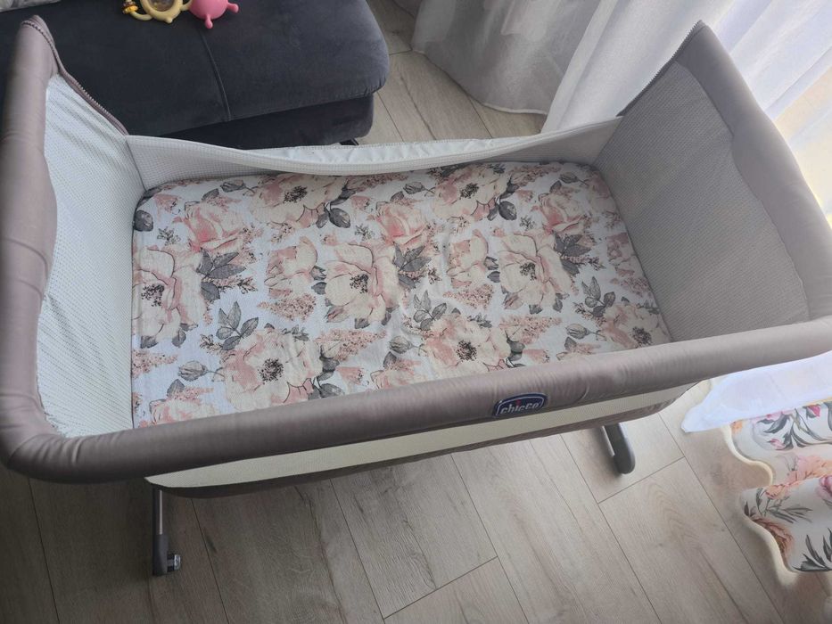 Łóżeczko dostawne CHICCO NEXT2ME dostawka Sand