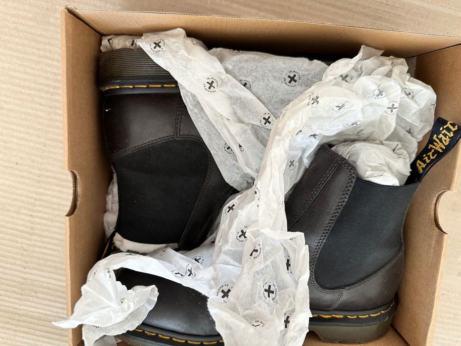 dr Martens полусапоги челси кожанные