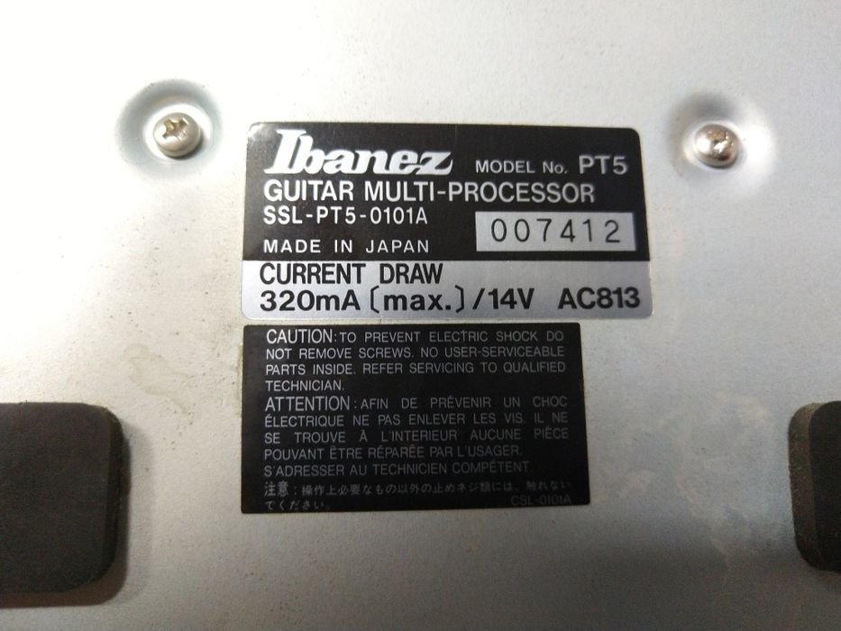 Pedaleira Ibanez PT5