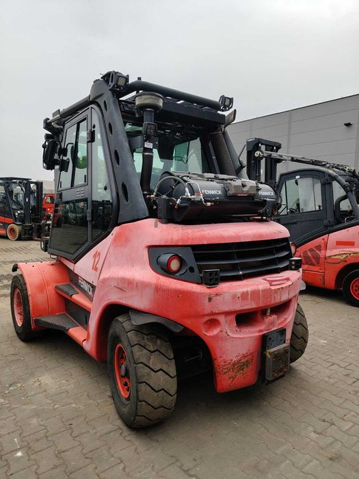 Wózek widłowy udźwig 8000kg LPG Linde H80T-02 2016 rok Linde 396 LPG