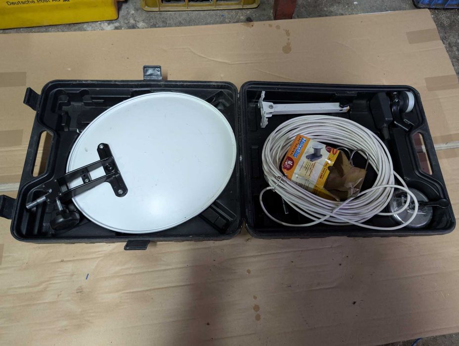 Antena turystyczna TV Satelitarna zestaw