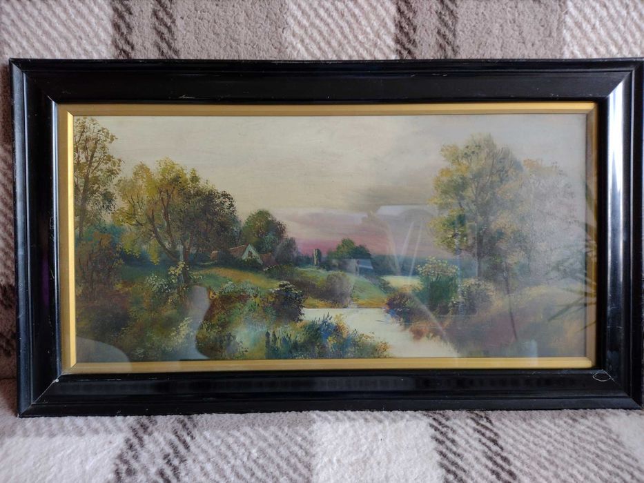 Stary obraz - krajobraz