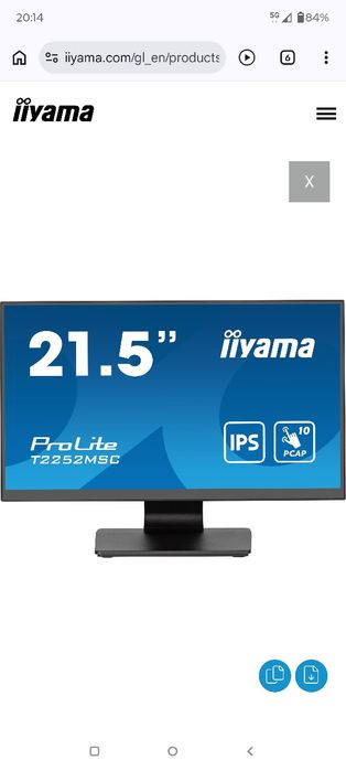 Sprzedam monitor dotykowy