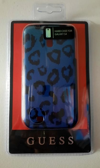 Etiu na telefon Guess niebieski  czarny