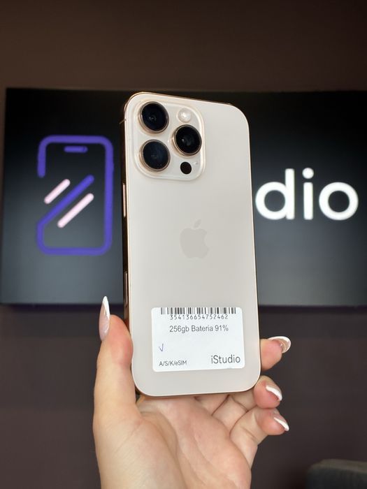 iPhone 16 Pro 256GB Tytan Pustynny- Stan bardzo dobry – Raty 0% – Wysyłka / Odbiór Warszawa GWARANCJA 12 MIESIĘCY!!!