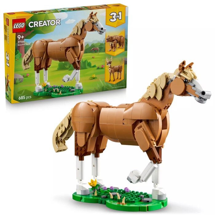 LEGO Creator 3 w 1 Piękny koń 31166