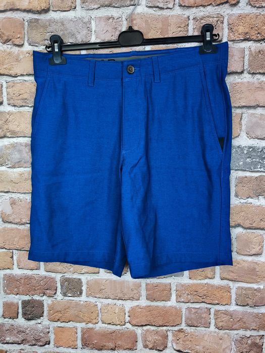 Haggar in motion sportowe spodenki granatowy melanż 34