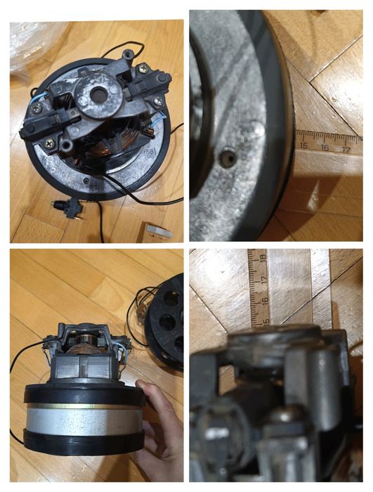 Мотор  для пилесоса, котушка з проводом, запчастини б/у