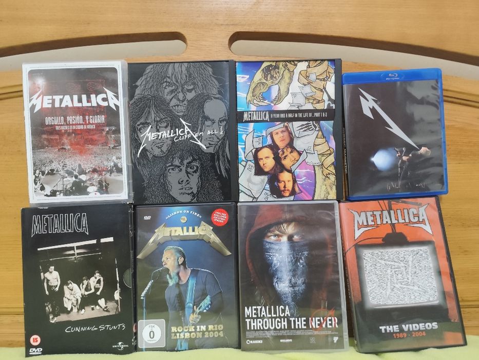 Vários dvd Metallica