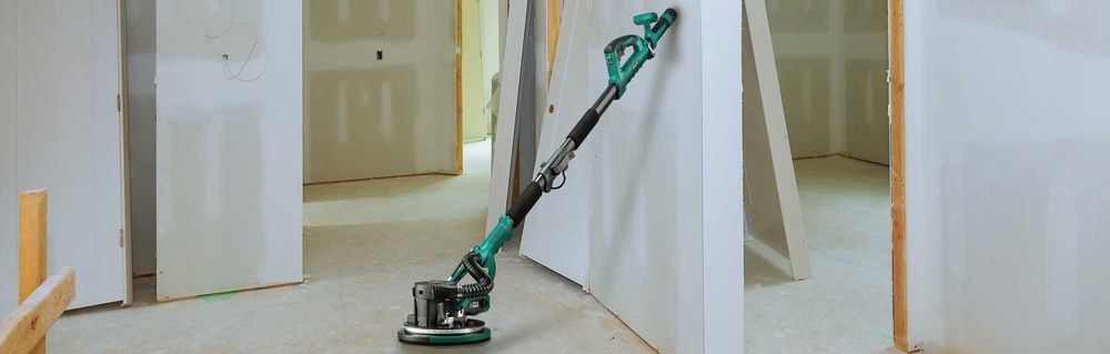 ZESTAW Szlifierka ŻYRAFA do gipsu gładzi tynku ścian tynków 220cm LED