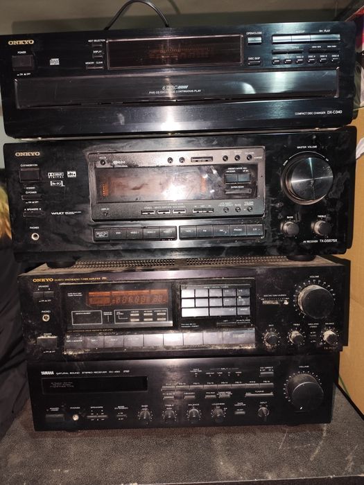 amplituner Onkyo TX-DS 575X + odtwarzacz CD