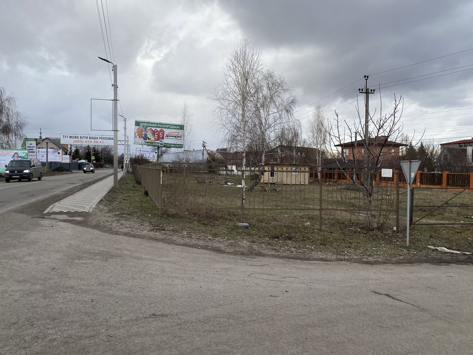 Земля 51 сотка  фасад