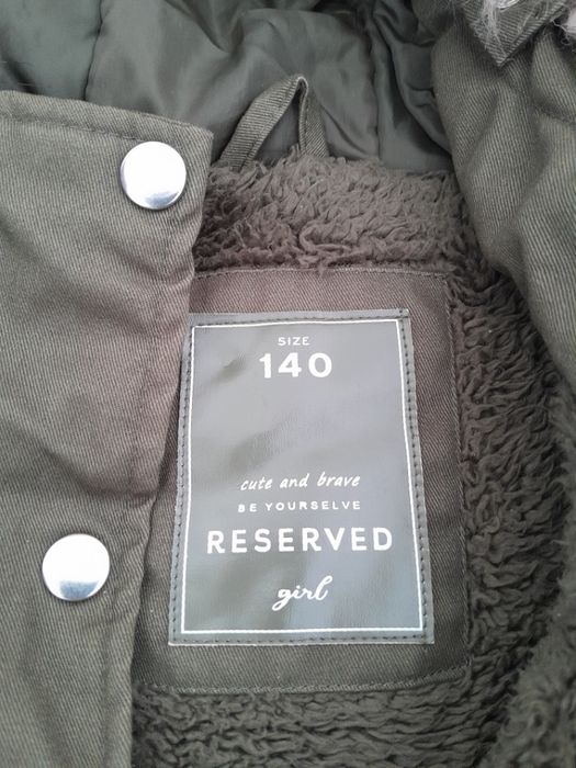 Płaszczyk zimowy Reserved  rozmiar.140