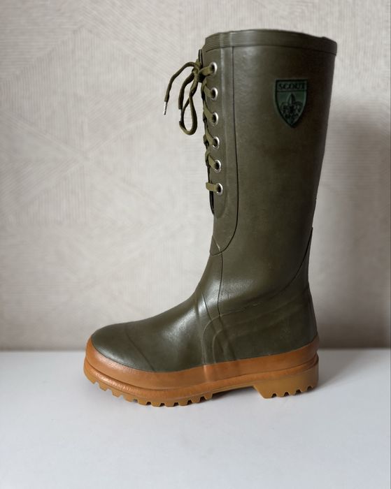 Жіночі резинові чоботи zara scout жокейки черевики