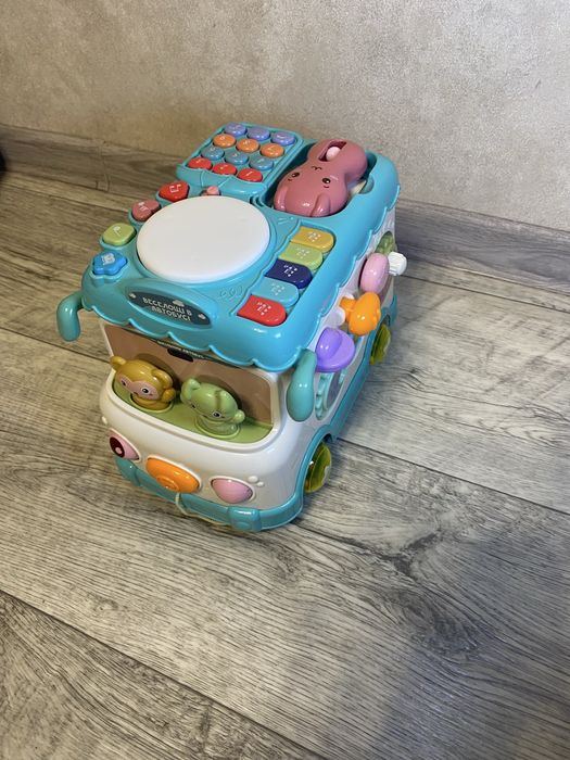 Інтерактивна іграшка дитячий автобус, розвиваюча іграшка, автобус