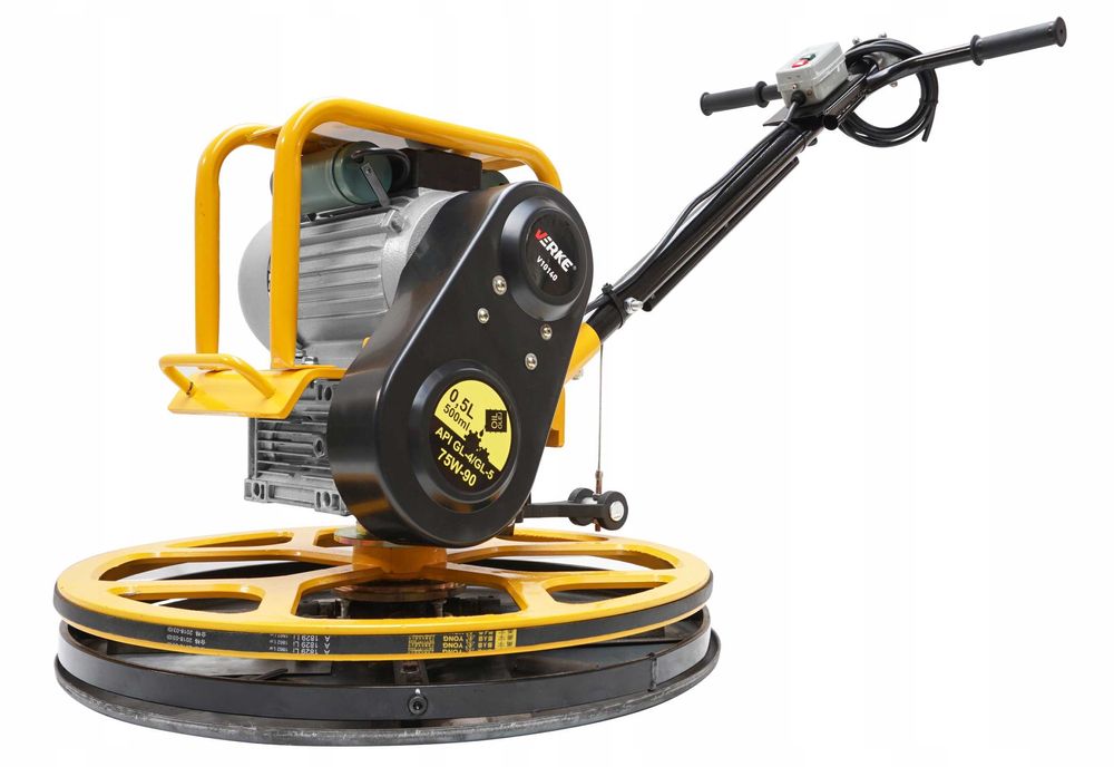 ZACIERACZKA ELEKTRYCZNA Do Betonu Krawędziarka 600mm 60cm 230V Talerz